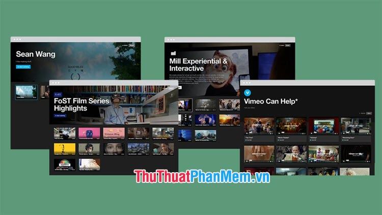 Vimeo là mạng xã hội chia sẻ video cho phép người dùng upload và download những video mình yêu thích với chất lượng cao