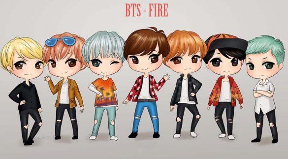 ảnh chibi bts