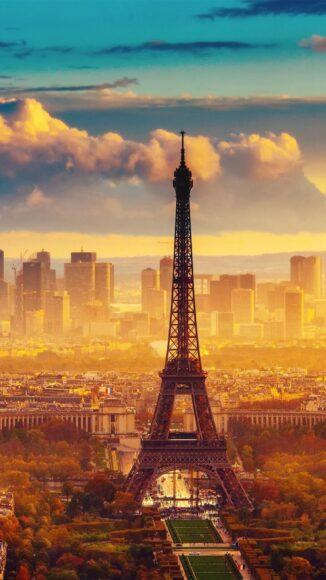 Hình ảnh tháp Eiffel khổng lồ