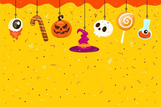 nền halloween dễ thương