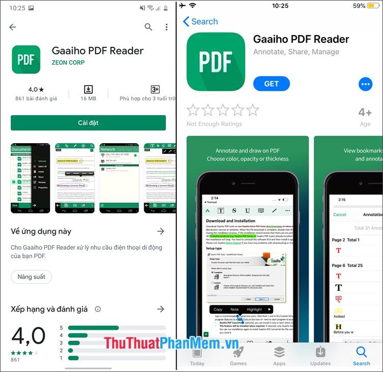 Trình đọc PDF Gaaiho