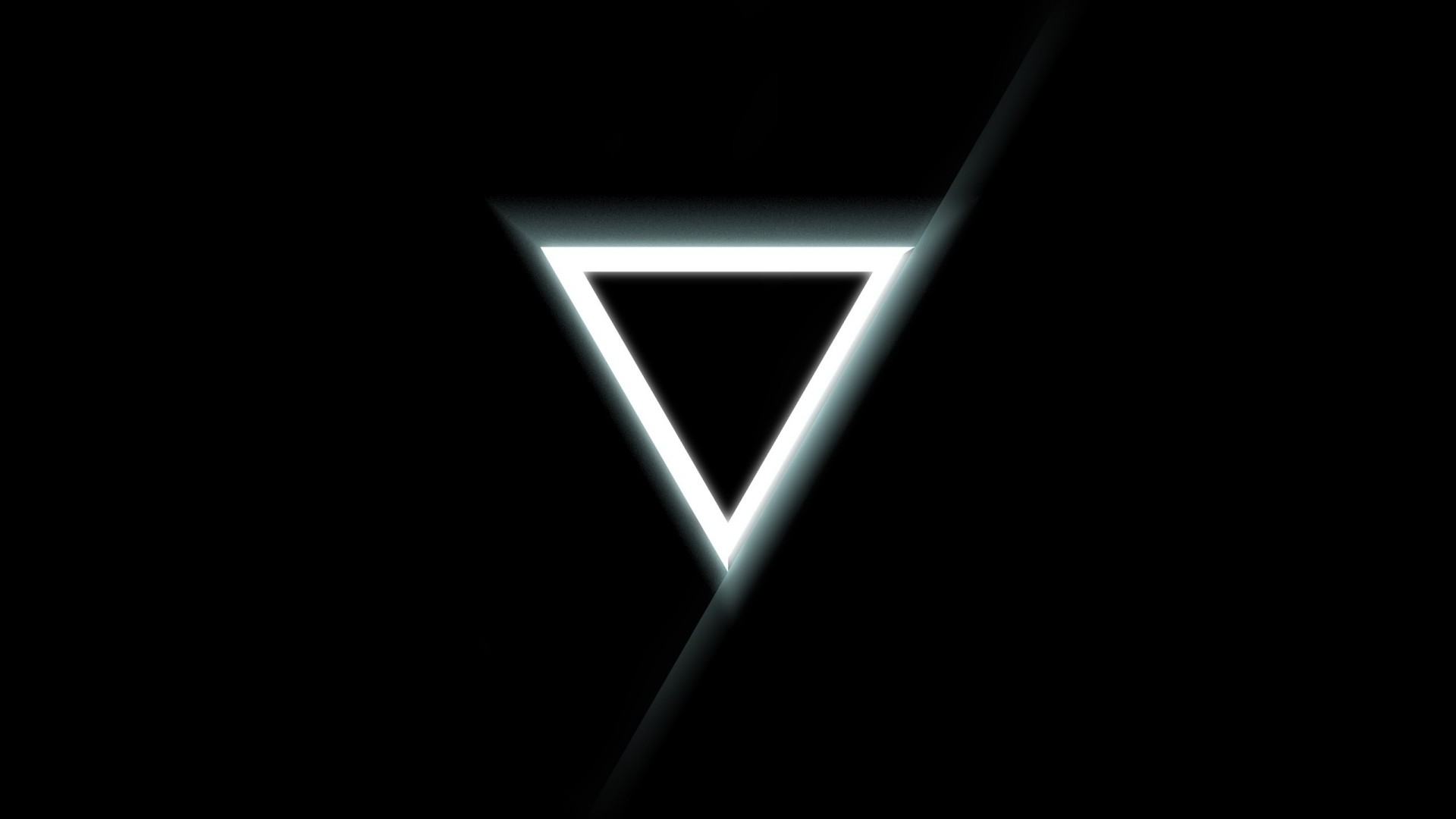 Hình nền tam giác đen phát sáng