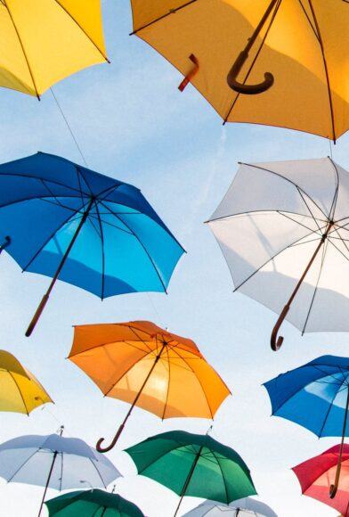 hình ảnh mùa hè và ô dù