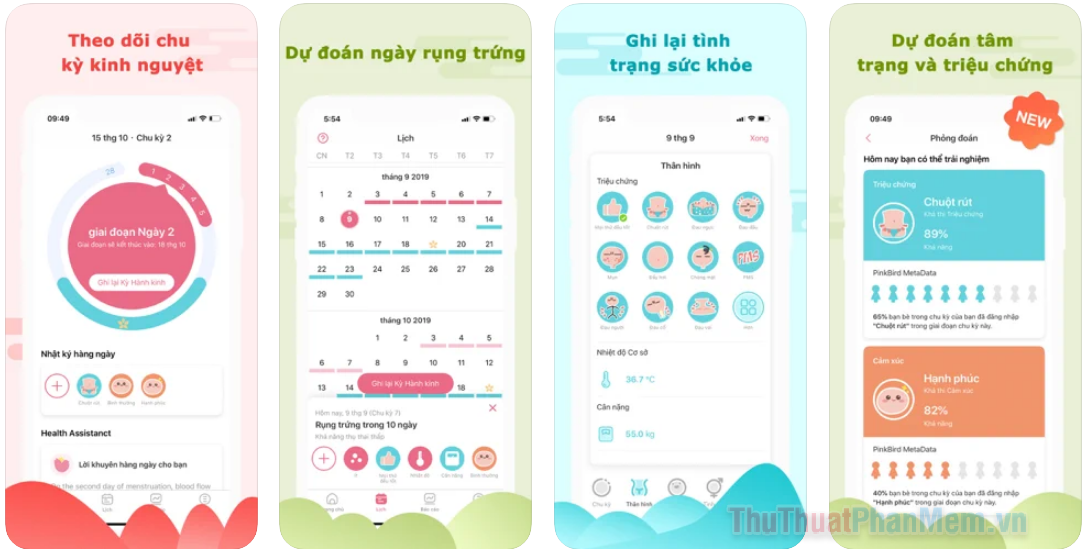 Lịch kinh nguyệt và mang thai – PinkBird