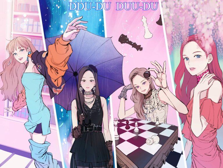 Hình ảnh anime hàn quốc nhóm nhạc blackpink