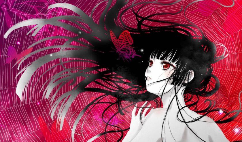 Hình ảnh anime ác nữ tóc đen