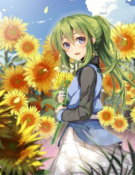 Top với hơn 91 về hình nền hoa hướng dương anime - coedo.com.vn