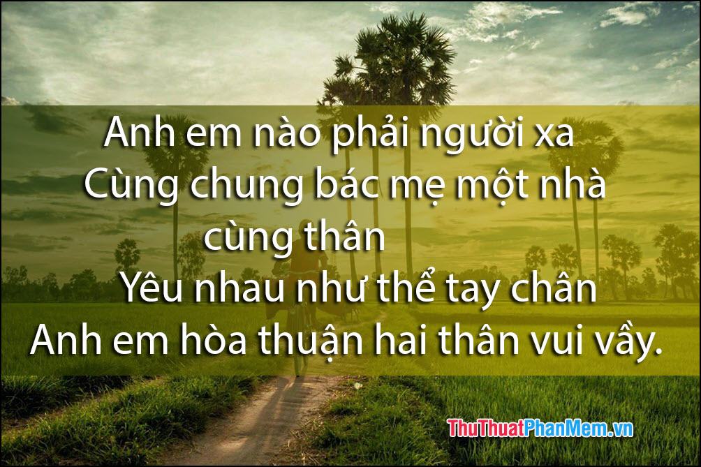 Anh em nào ở xa?