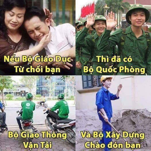 Meme hài hước nếu bạn không học đại học