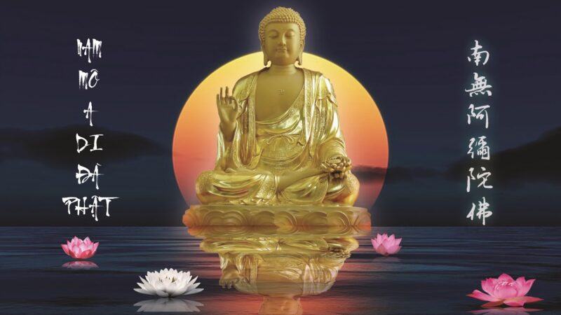 Hình ảnh Phật A Di Đà đẹp và ấn tượng