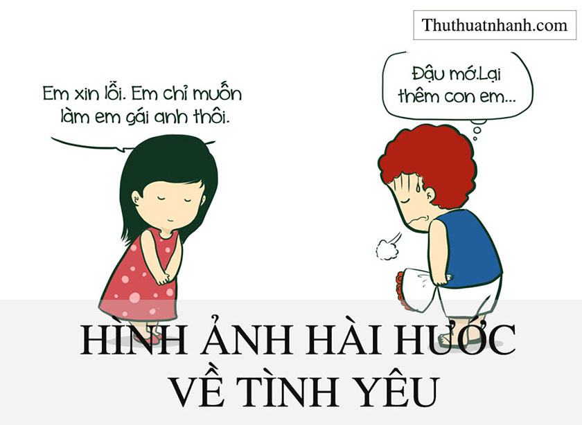 hình ảnh hài hước về tình yêu