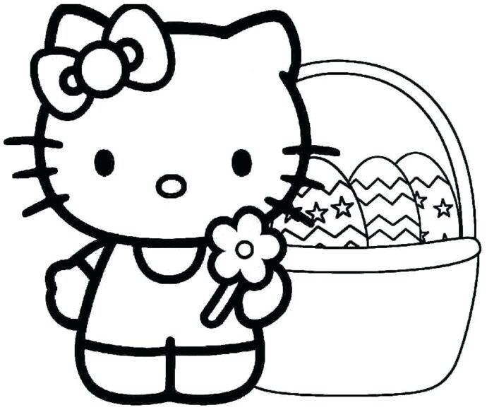 Bản phác thảo Hello Kitty