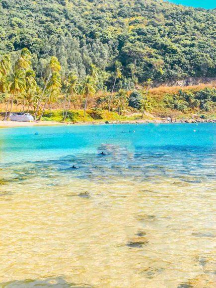 Hình ảnh đảo Nandu mang vẻ đẹp hoang sơ, dịu dàng