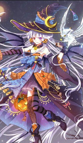 Hình ảnh anime girl Halloween đẹp