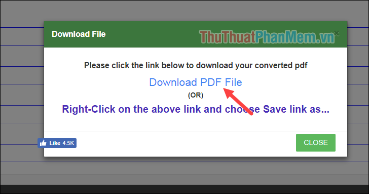 Nhấn Download PDF file để tải file về máy tính