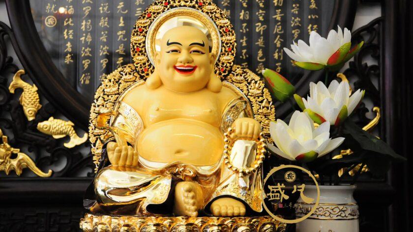 Tượng Phật Di Lặc để bàn đẹp