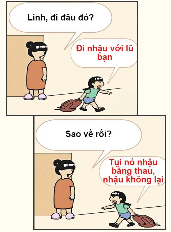 Tôi đang đi đâu đó - để có một thức uống