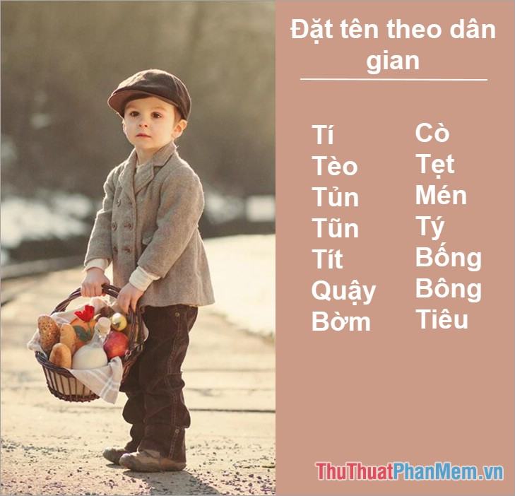 Tên con theo quan niệm dân gian