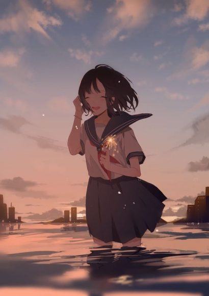 Hình Ảnh Anime Cô Đơn, Buồn Và Khóc