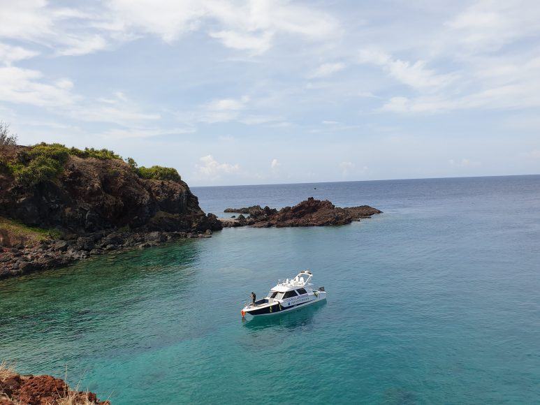 Hình ảnh đảo Phugui xinh đẹp trên tàu du lịch