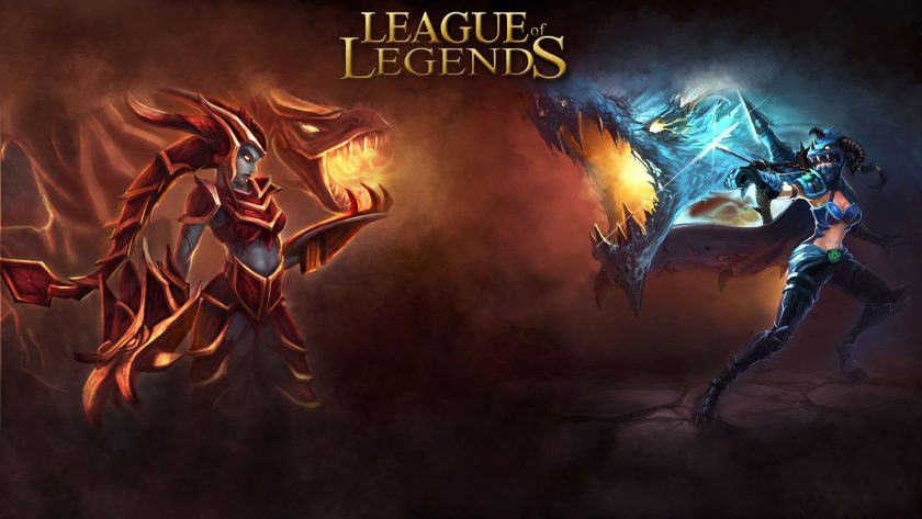 Hình nền LOL - Kỳ phùng địch thủ Shyvana vs Vayne