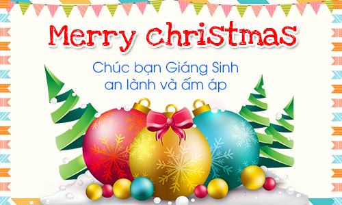 Giáng sinh vui vẻ và chúc mừng sinh nhật bạn