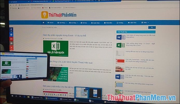 Dễ dàng điều khiển máy tính từ điện thoại