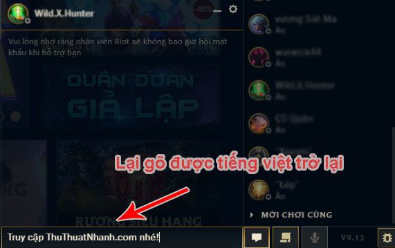 lol đến việt nam