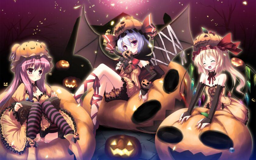 hình ảnh halloween anime dễ thương