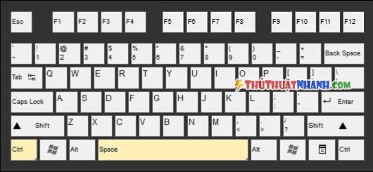 ctrl và dấu cách phim ctrl và dấu cách