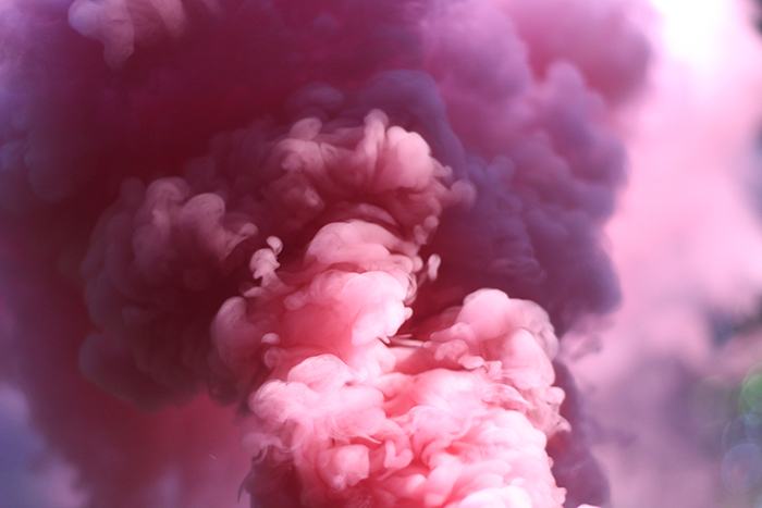 Nền khói màu hồng đẹp