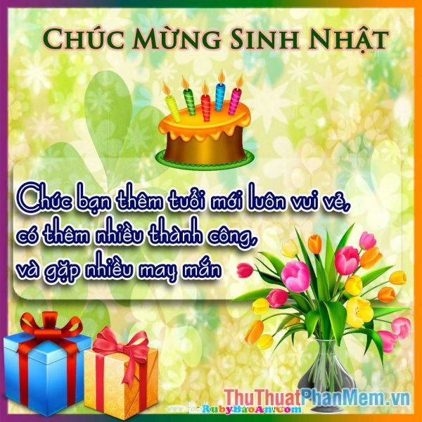 Tổng hợp những lời chúc sinh nhật hay và ý nghĩa - 4