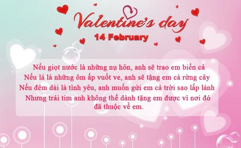 Chúc mừng ngày lễ tình nhân ❤️ 🌷