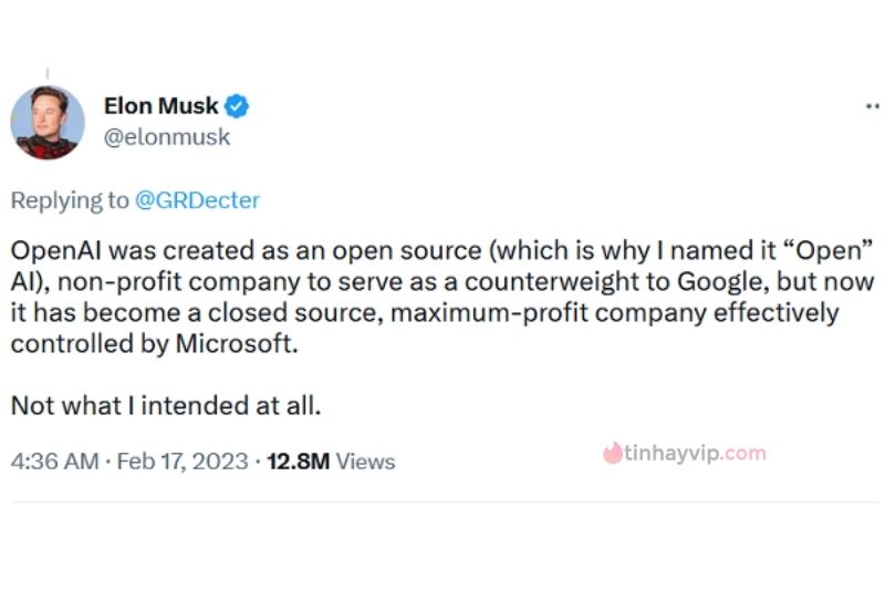 Elon Musk rời OpenAI vì tham vọng thâu tóm start-up