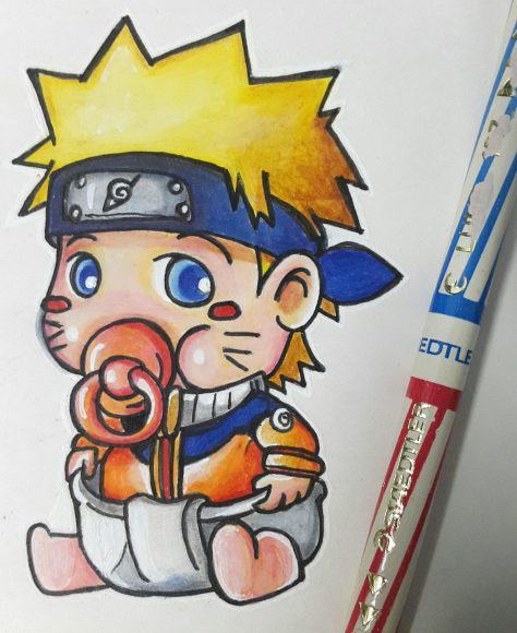 Tranh Naruto Chibi Đẹp