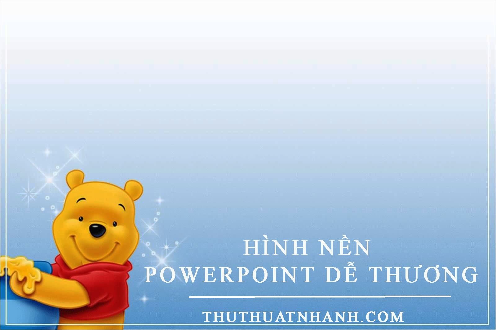 hình nền powerpoint dễ thương