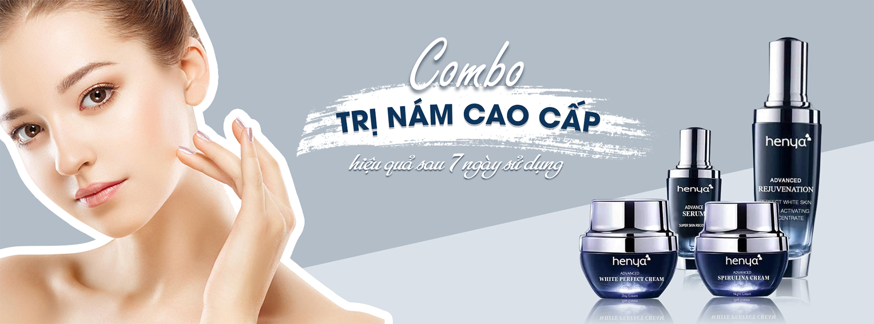 Ảnh bìa mỹ phẩm henya cực đẹp