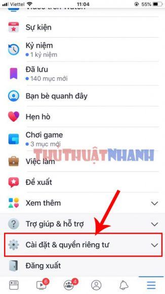 Đăng ký cài đặt mới trên Facebook