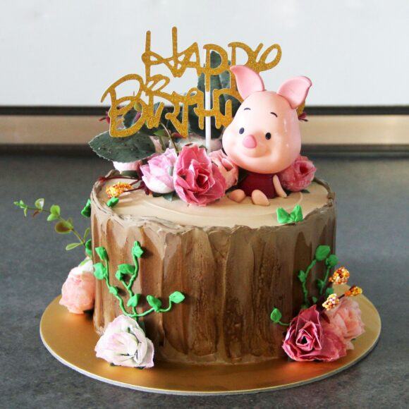 Bánh sinh nhật con heo (lợn) dễ thương nhất