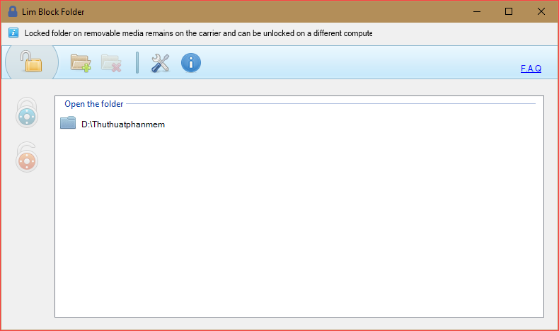 Phần mềm Lim Block Folder