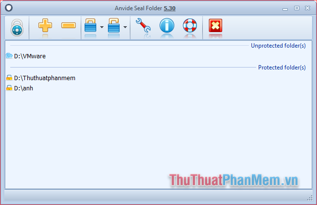 Phần mềm Anvide Seal Folder