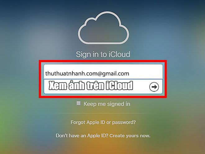 làm thế nào để nhìn thấy tôi trên icloud