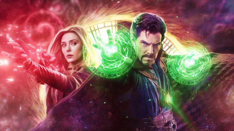 Hình ảnh của Doctor Strange và Scarlett the Witch