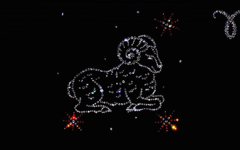 Ảnh Bạch Dương - hình ảnh chú cừu được tạo nên từ ngàn vì sao lấp lánh