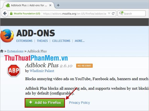 Thêm vào Firefox