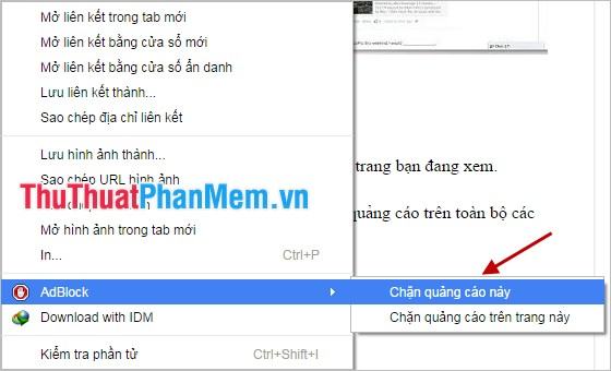 Chặn quảng cáo này