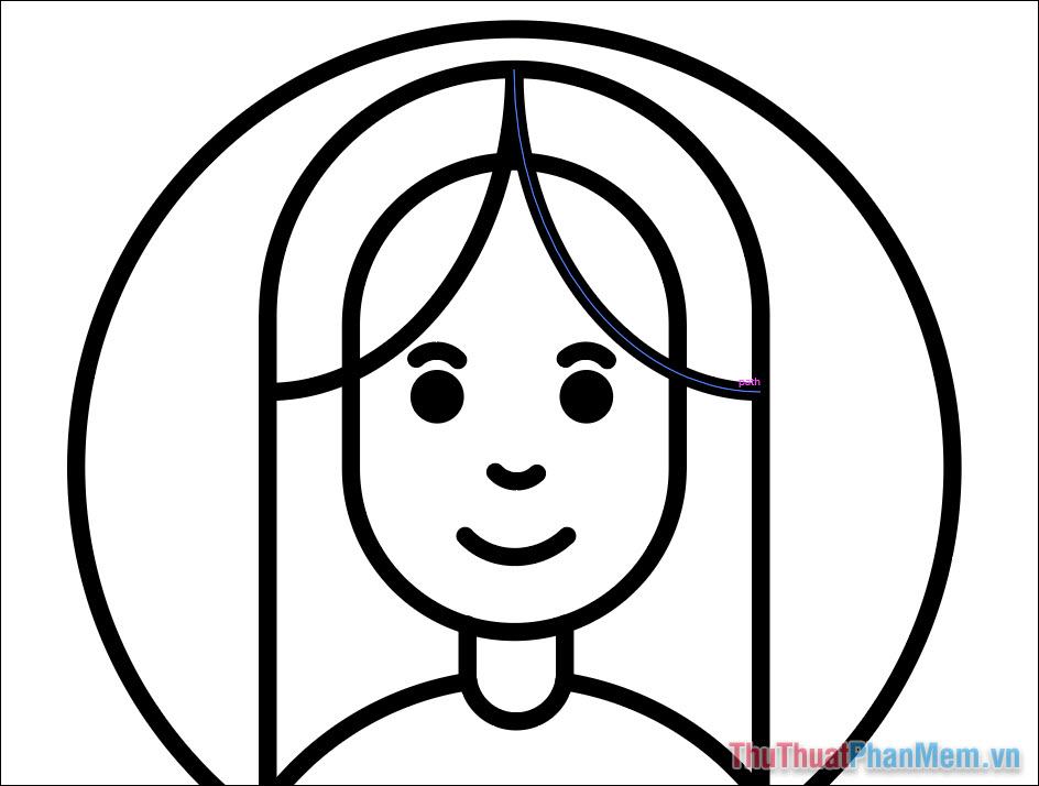 Vẽ minh họa avatar cơ bản bằng Adobe Illustrator (22)