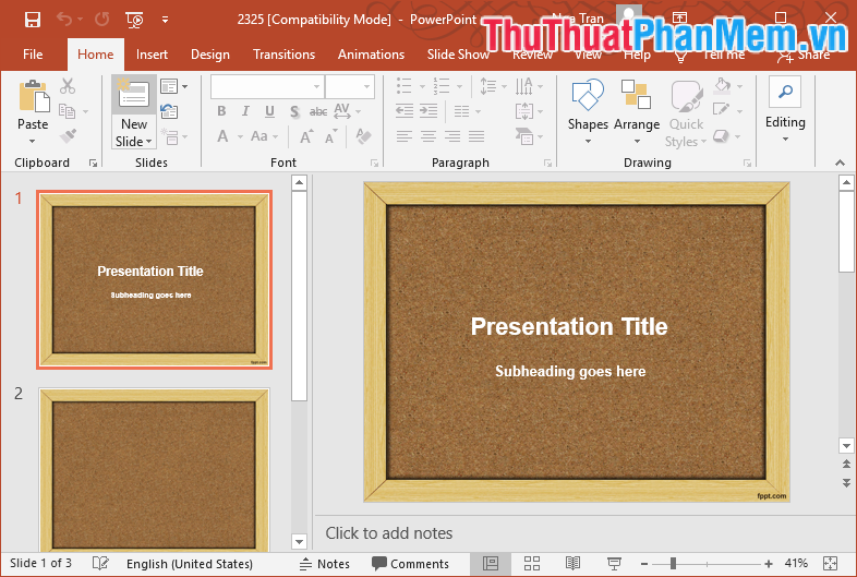 Mẫu PowerPoint đẹp số 2 2