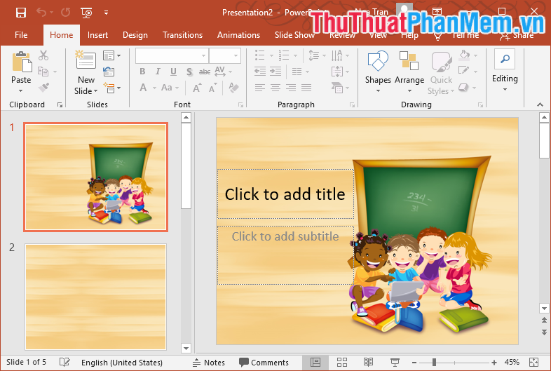 Mẫu PowerPoint đẹp số 7