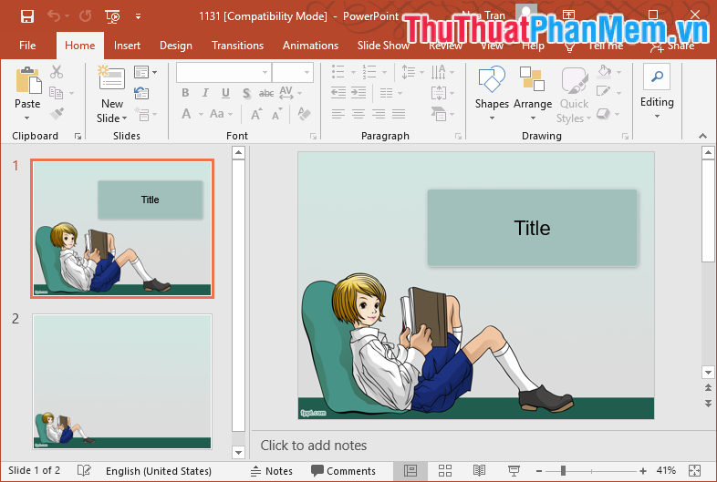 Mẫu PowerPoint đẹp số 4